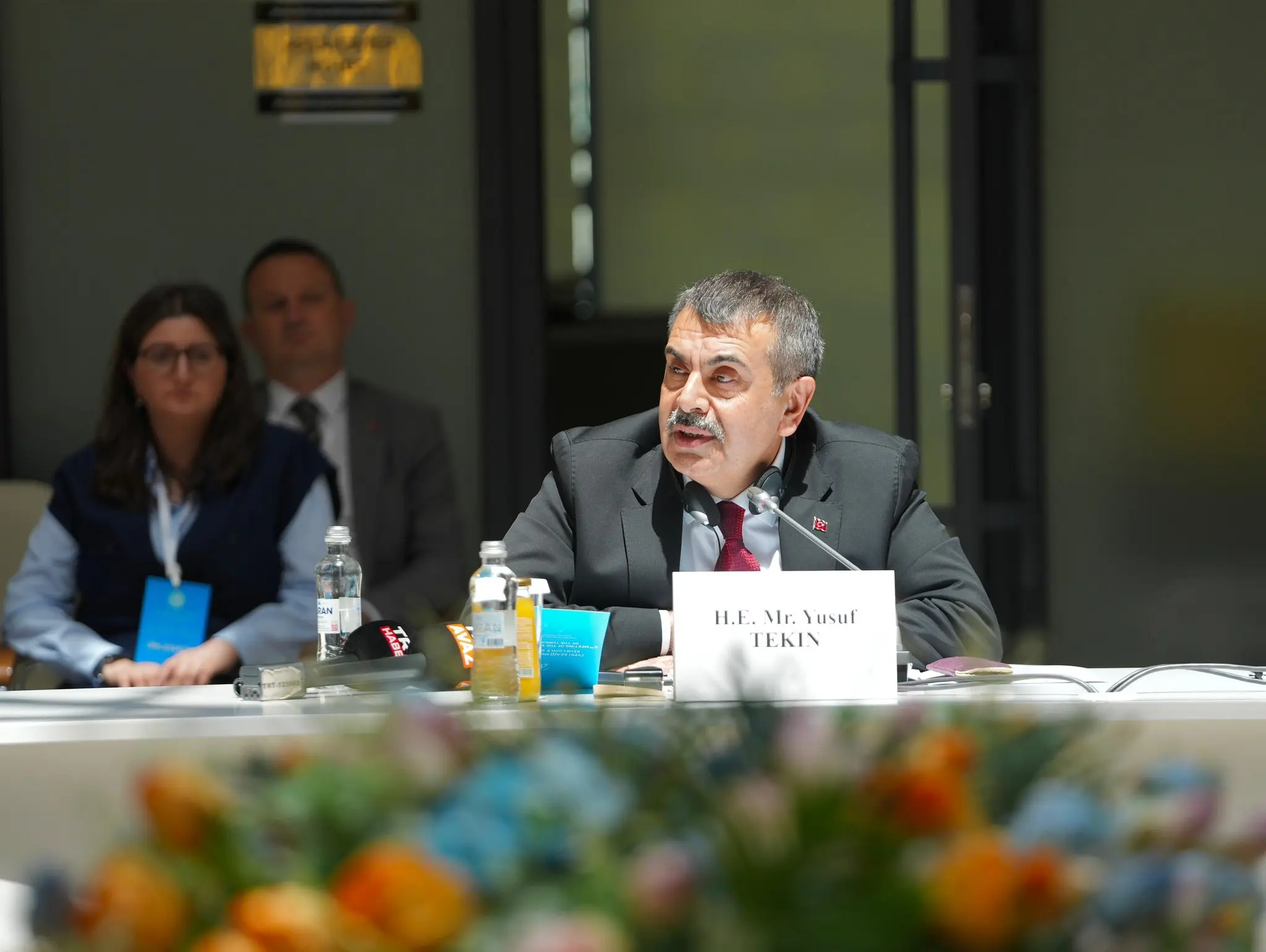Türk Eğitim Bakanı Tekin, Kazakistan'da Bilim Kurulu Toplantısına Katıldı