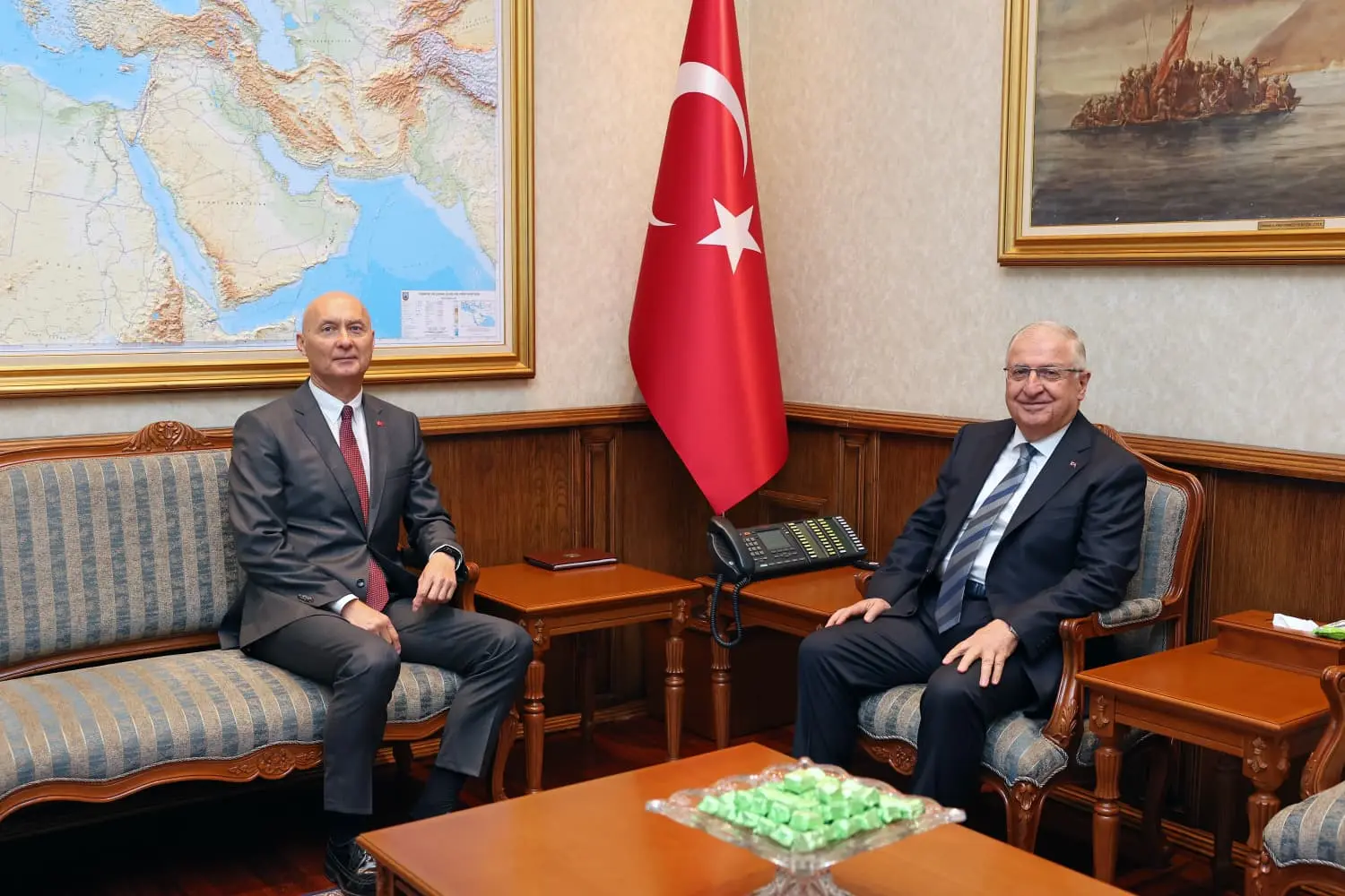 Yaşar Güler, Filipinler Büyükelçisi Esener'i karşıladı