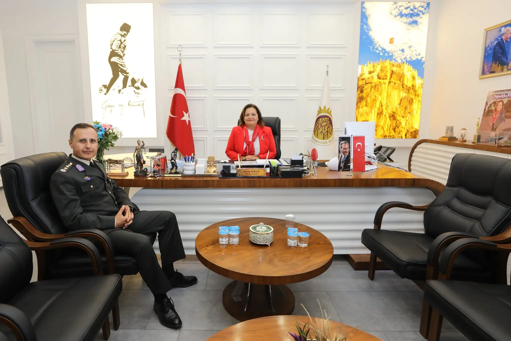 Hava Kuvvetleri Lojistik Komutanı ile görüşme yapıldı