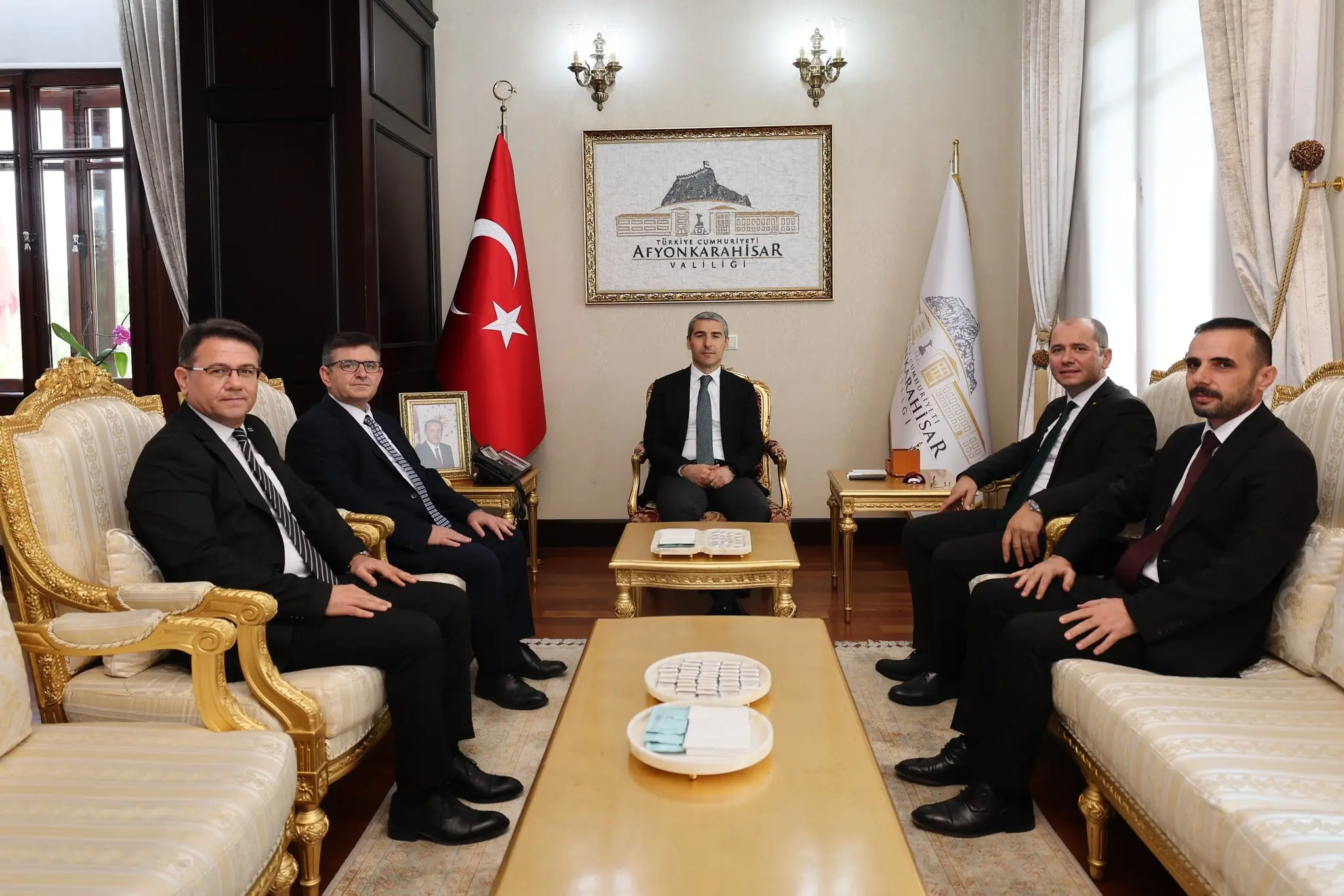 Vali Naci Aktaş'a ziyaretler gerçekleştirildi