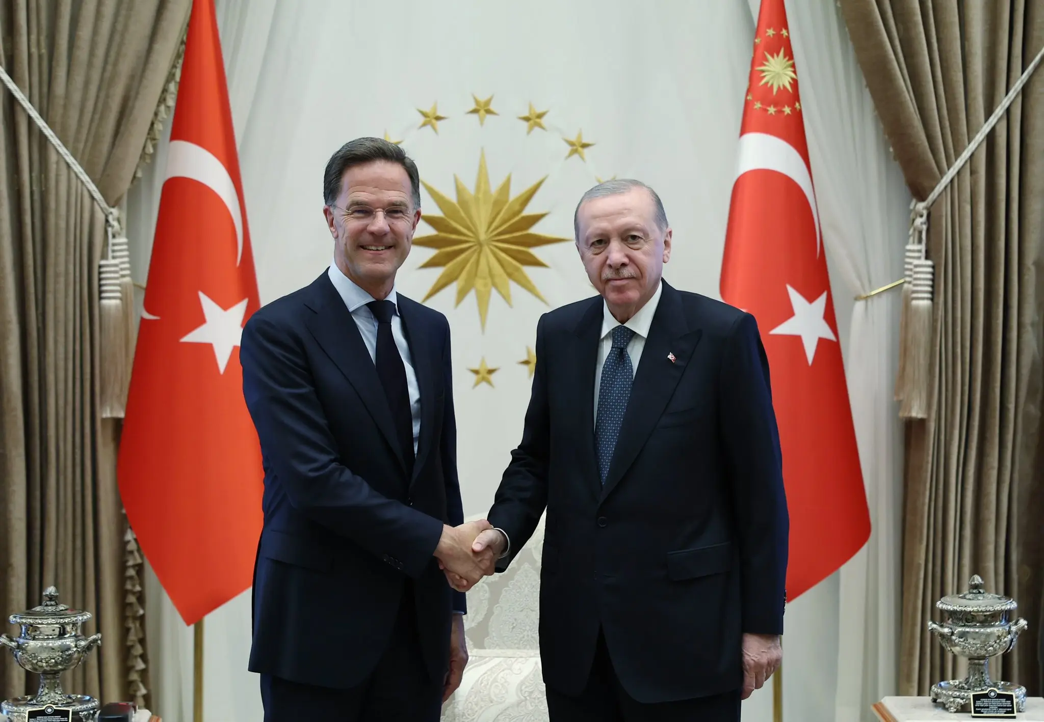 Cumhurbaşkanı Erdoğan, NATO Genel Sekreteri ile görüştü
