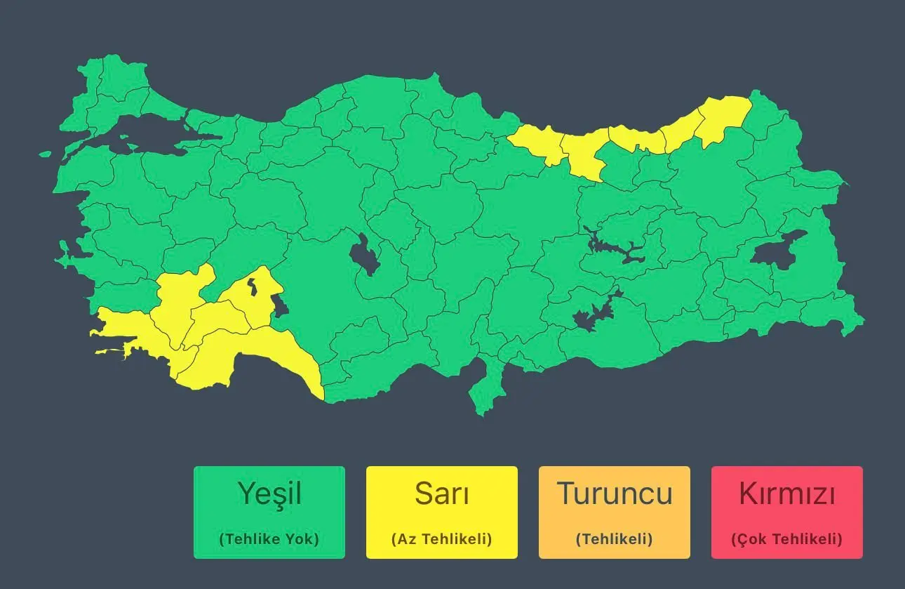 Doğu Karadeniz'de aşırı yağış bekleniyor