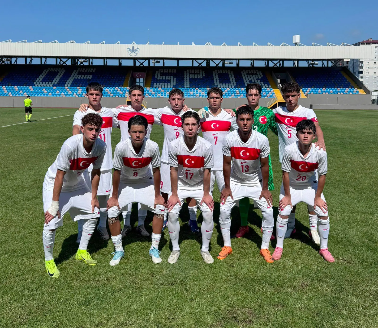 U16 Milli Takım, Gürcistan'ı 2-1 yendi