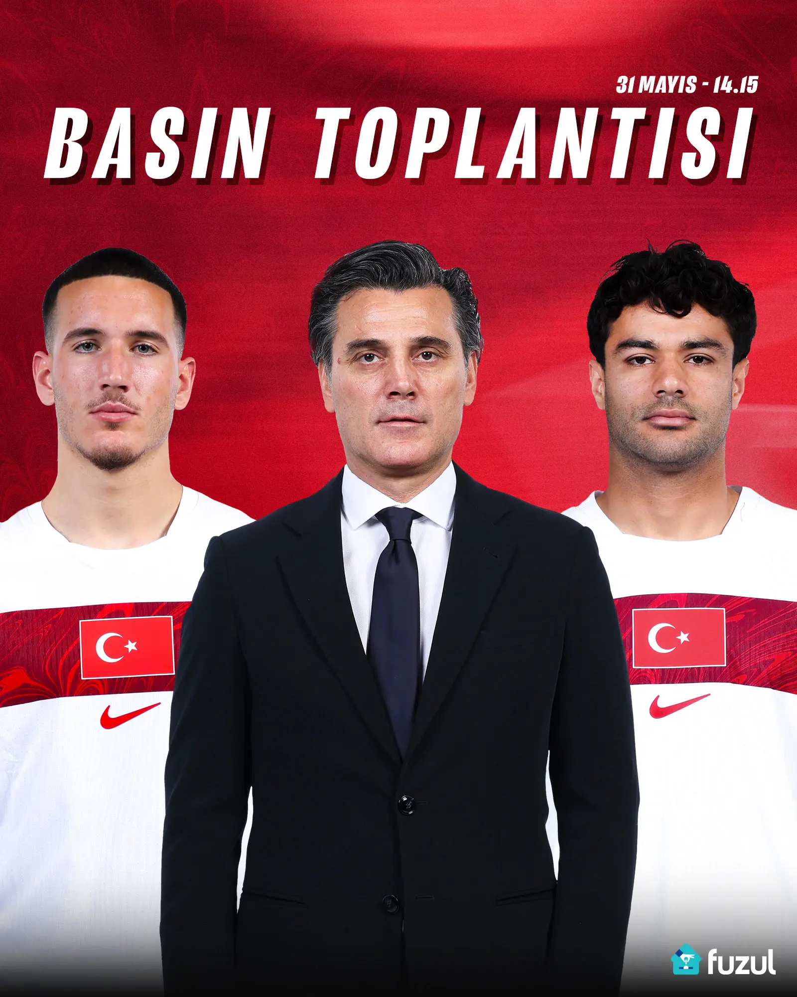 Montella ve futbolcular basın toplantısı düzenleyecek