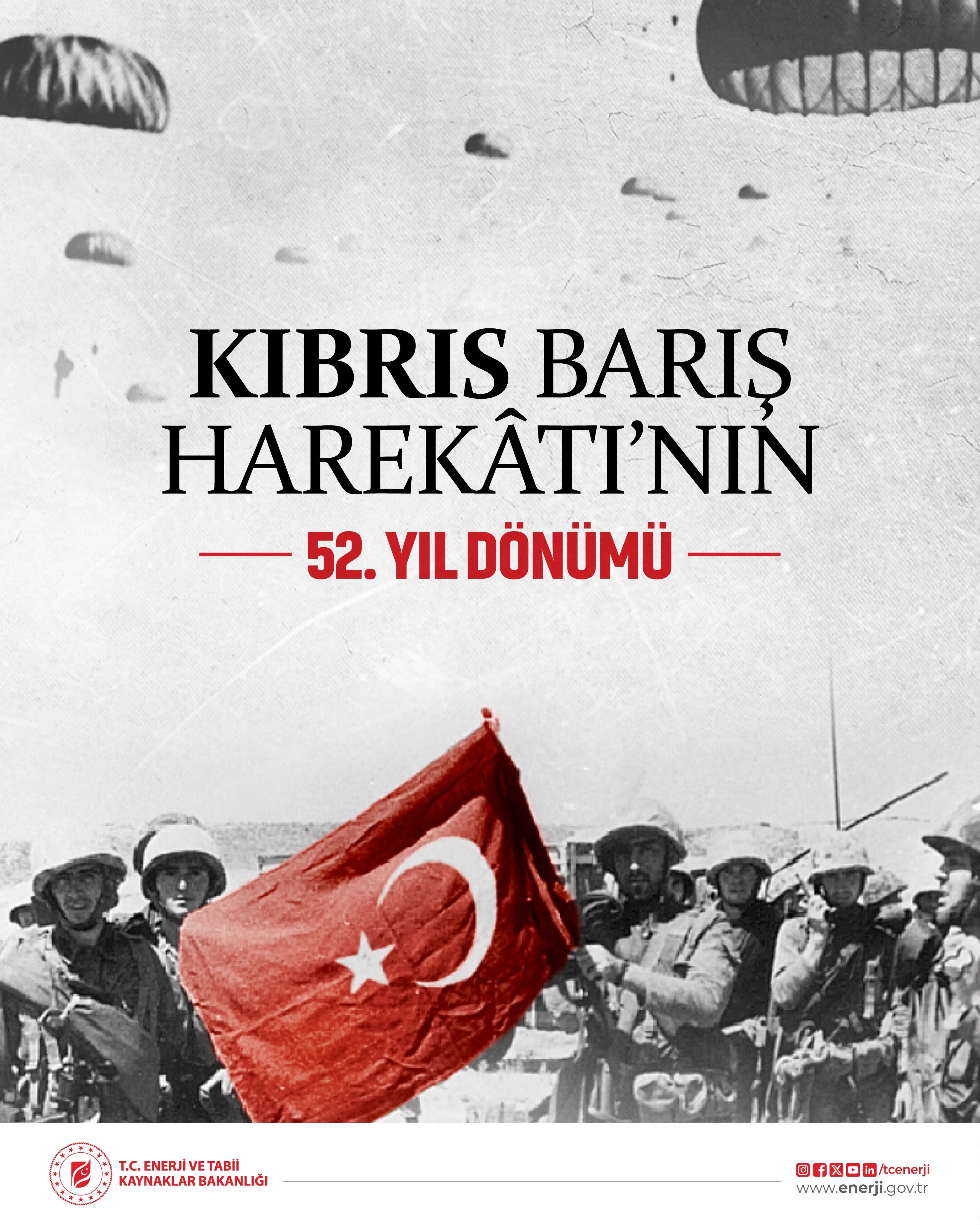 Kıbrıs Barış Harekatı'nın 52. Yıldönümü Kutlandı