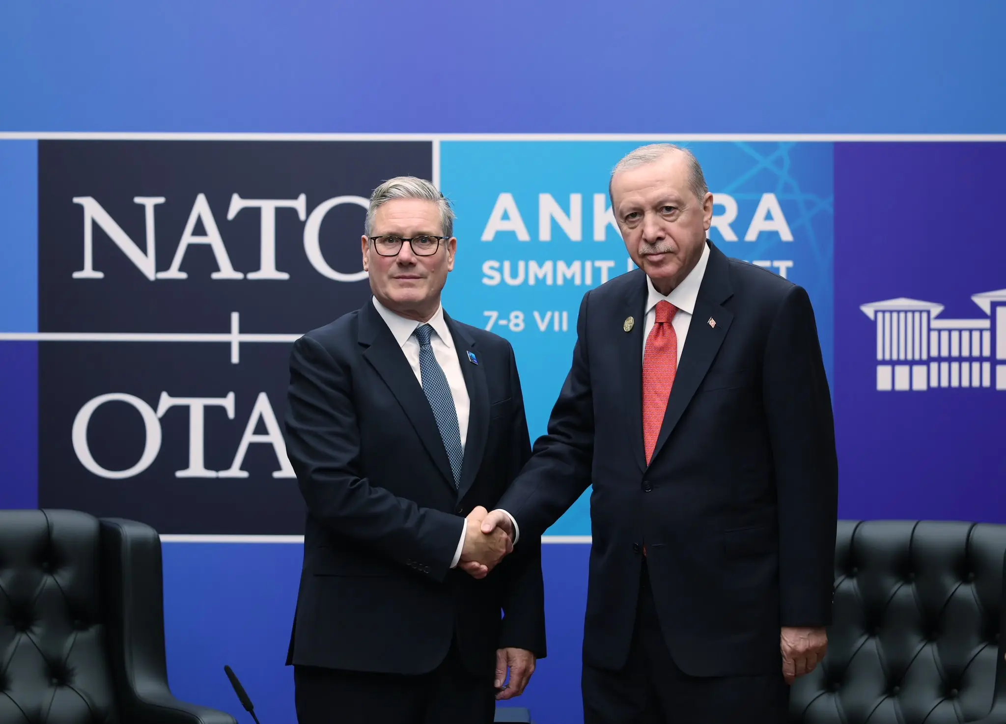 Cumhurbaşkanı Erdoğan, İngiltere Başbakanı Starmer ile görüştü