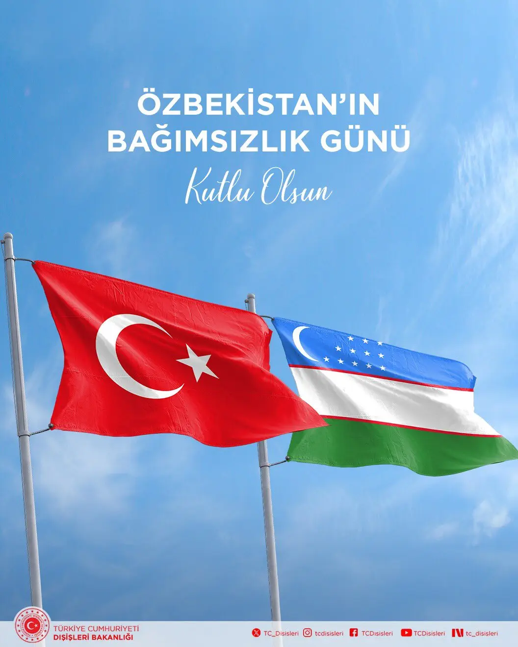 Özbekistan'ın bağımsızlığının 35. yılı kutlandı