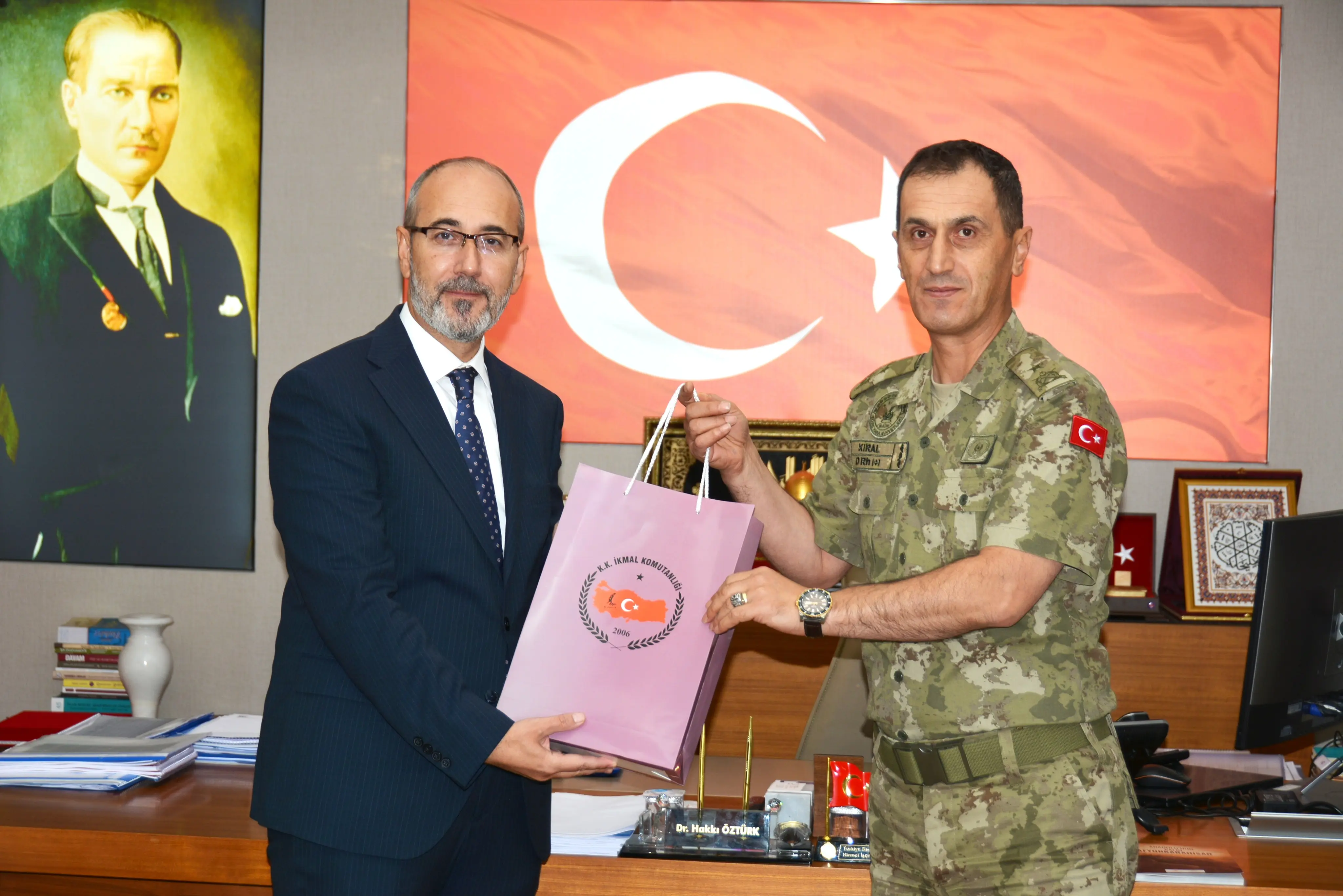 İkmal ve Garnizon Komutanı Ziyarette Bulundu