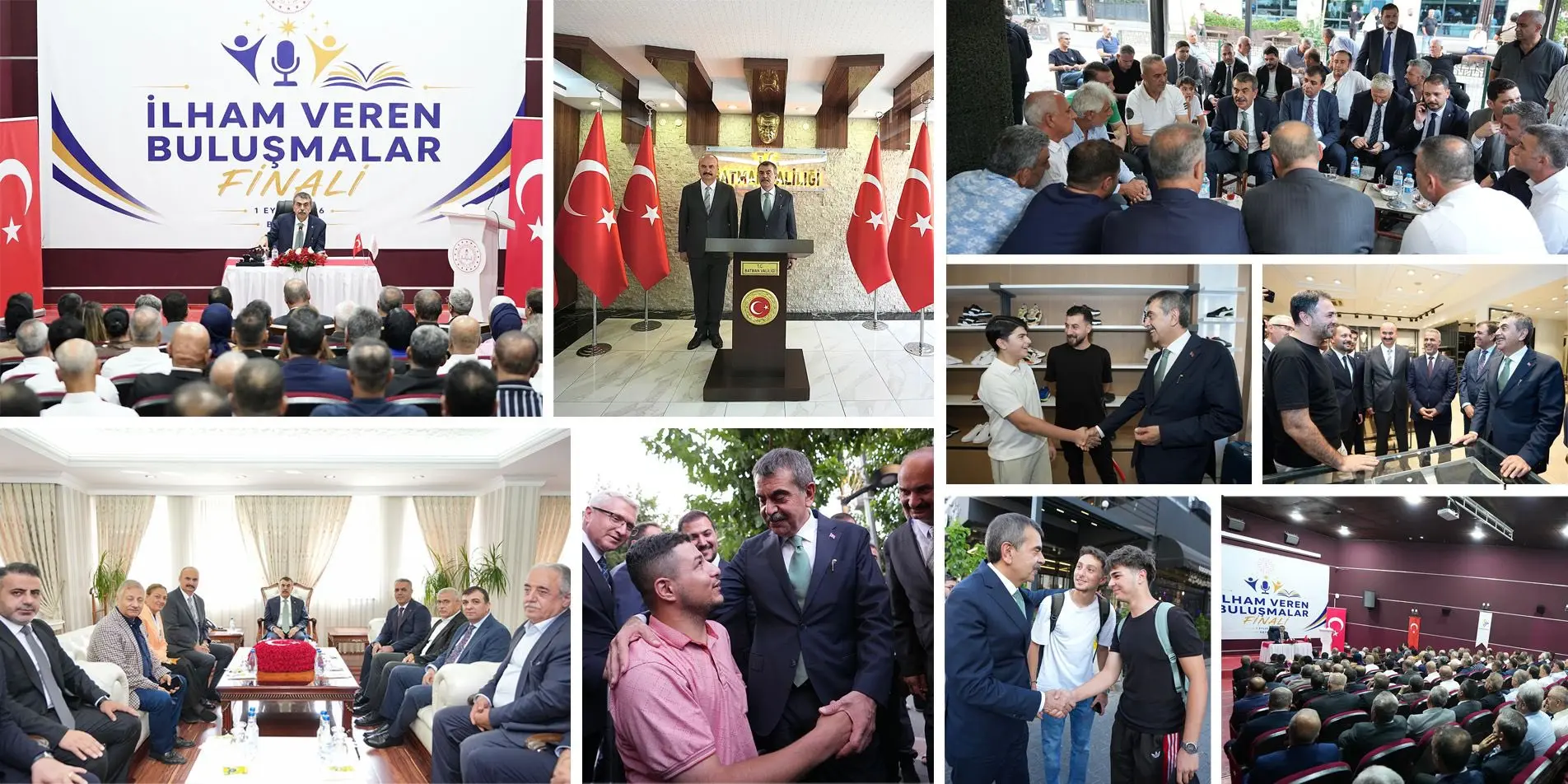 Milli Eğitim Bakanı Batman Programı Kapsamında Temaslarda Bulundu