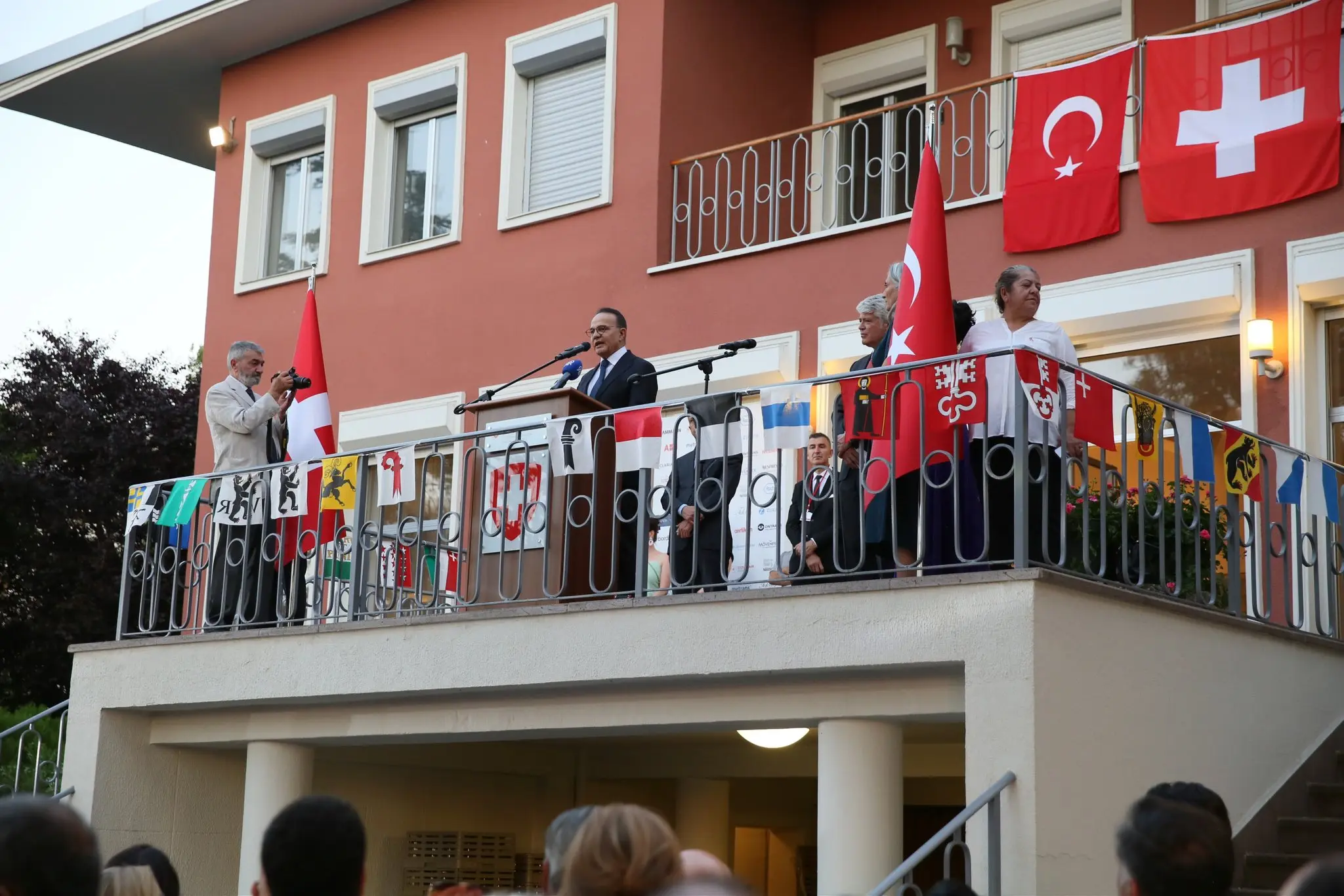 Bozay, İsviçre'nin Ulusal Günü resepsiyonuna katıldı