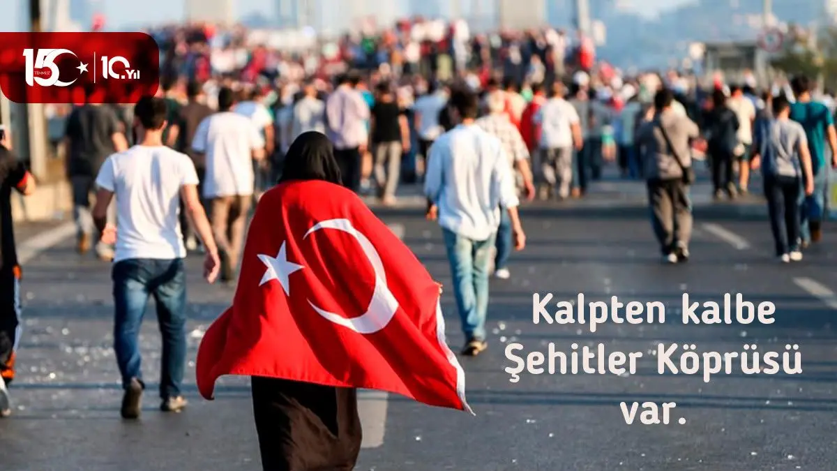 15 Temmuz Demokrasi ve Millî Birlik Günü mesajı