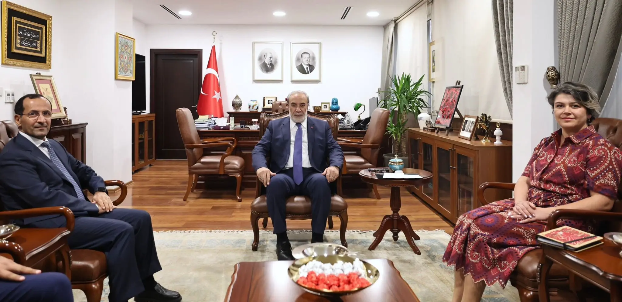 Musa Kulaklıkaya, Kuveyt Büyükelçisi'ni kabul etti