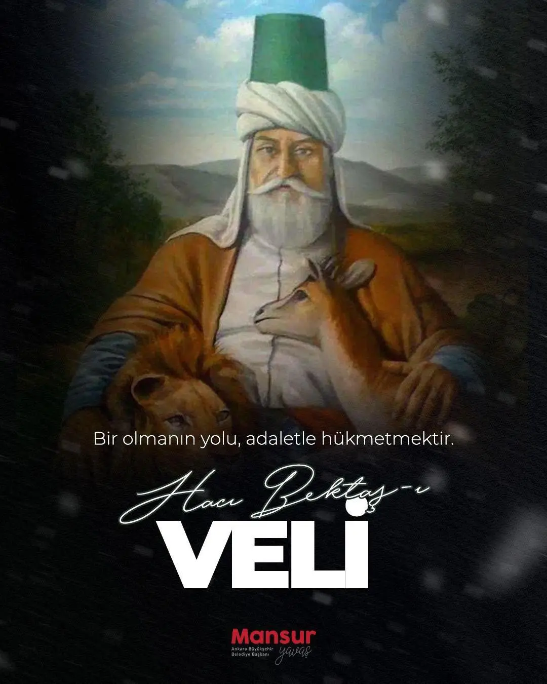 Hacı Bektaş-ı Veli anıldı