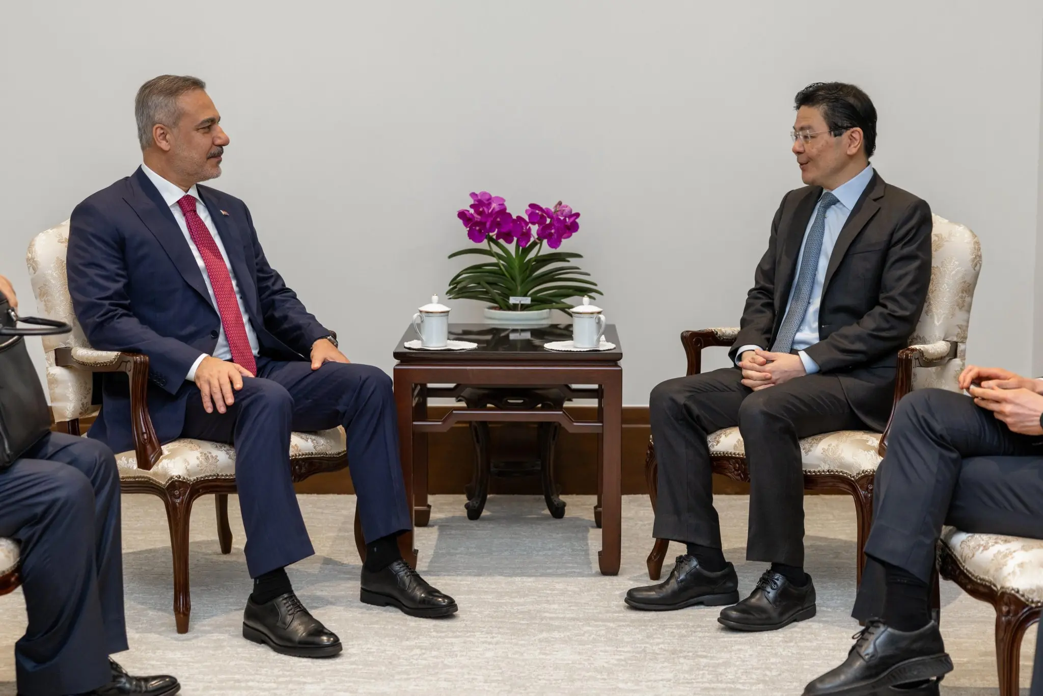 Hakan Fidan, Singapur Başbakanı ile Görüştü
