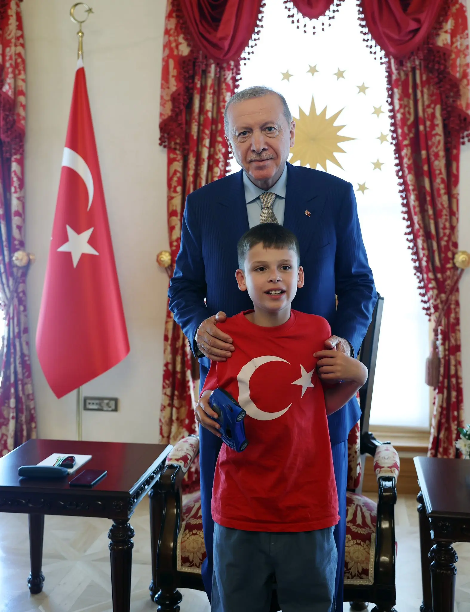 Cumhurbaşkanı Erdoğan, Joshua Harris'i kabul etti