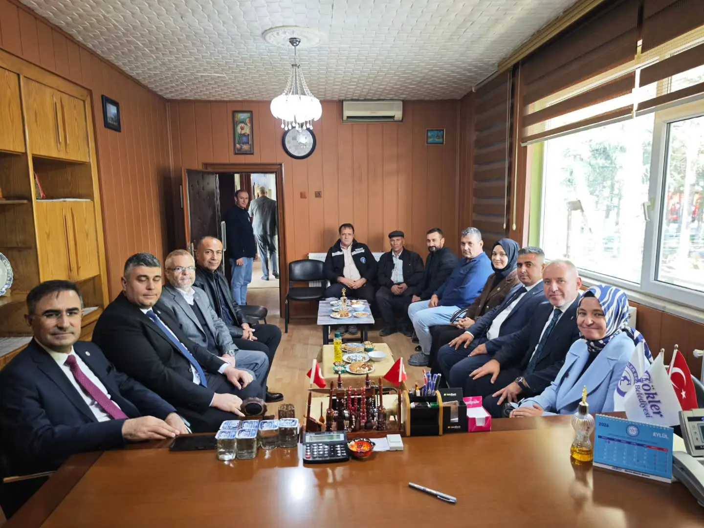 Gökler Belediyesi'nde Samimi Görüşme