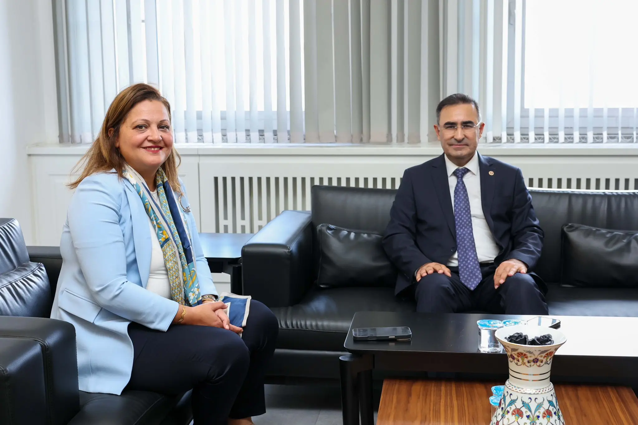 Hasan Arslan ile görüş alışverişi yapıldı