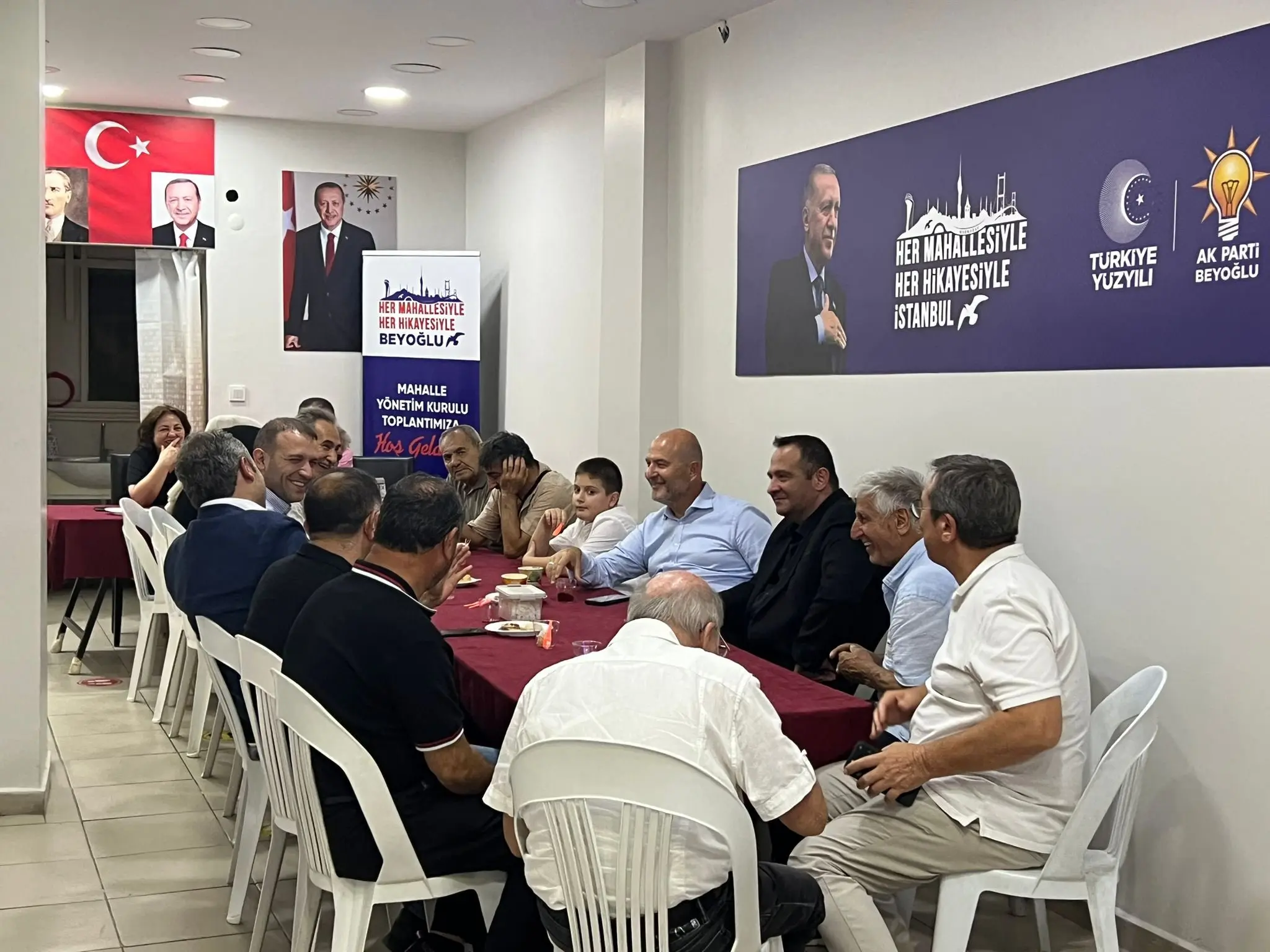 AK Parti Beyoğlu İlçe Başkanlığı Halıcıoğlu'nda Ziyaret