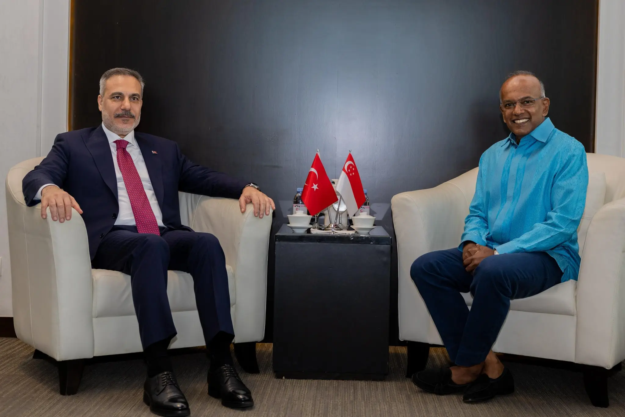 Hakan Fidan, Singapur İçişleri Bakanı ile görüştü
