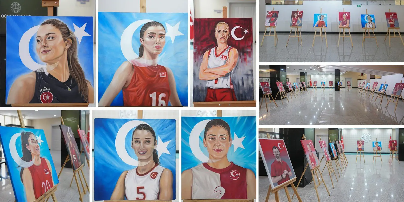 Sanat Lisesi Öğrencilerinden 'Queens of the Court' Sergisi