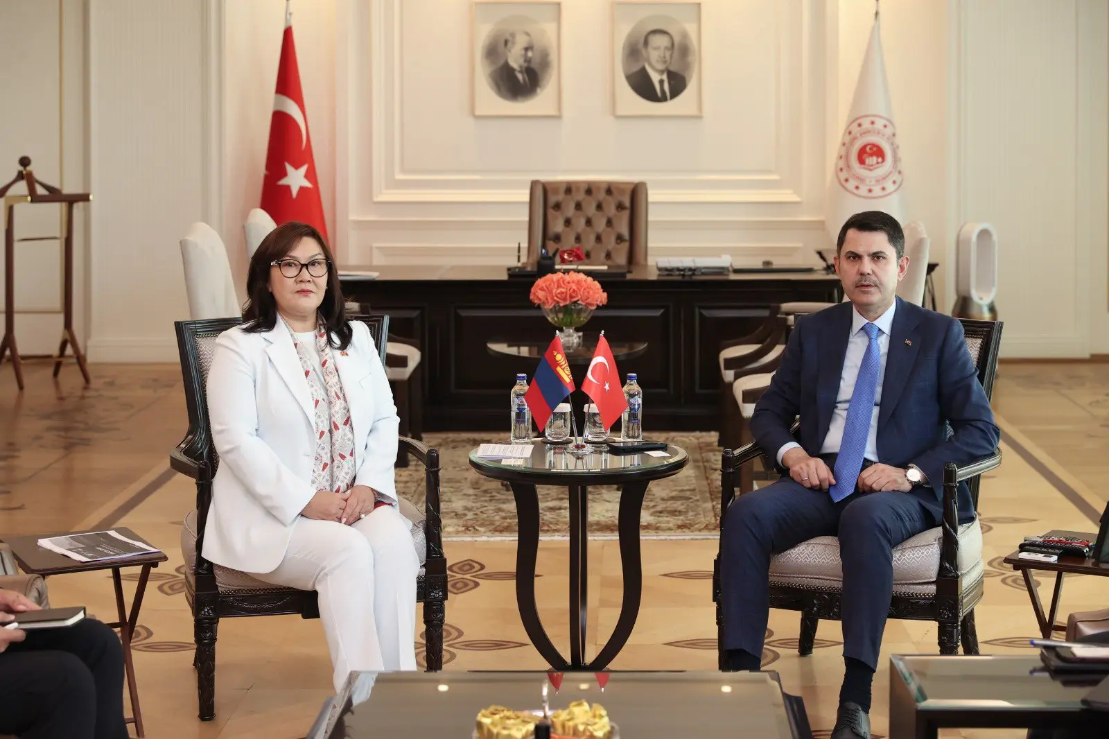 Murat Kurum, Moğolistan Büyükelçisini kabul etti