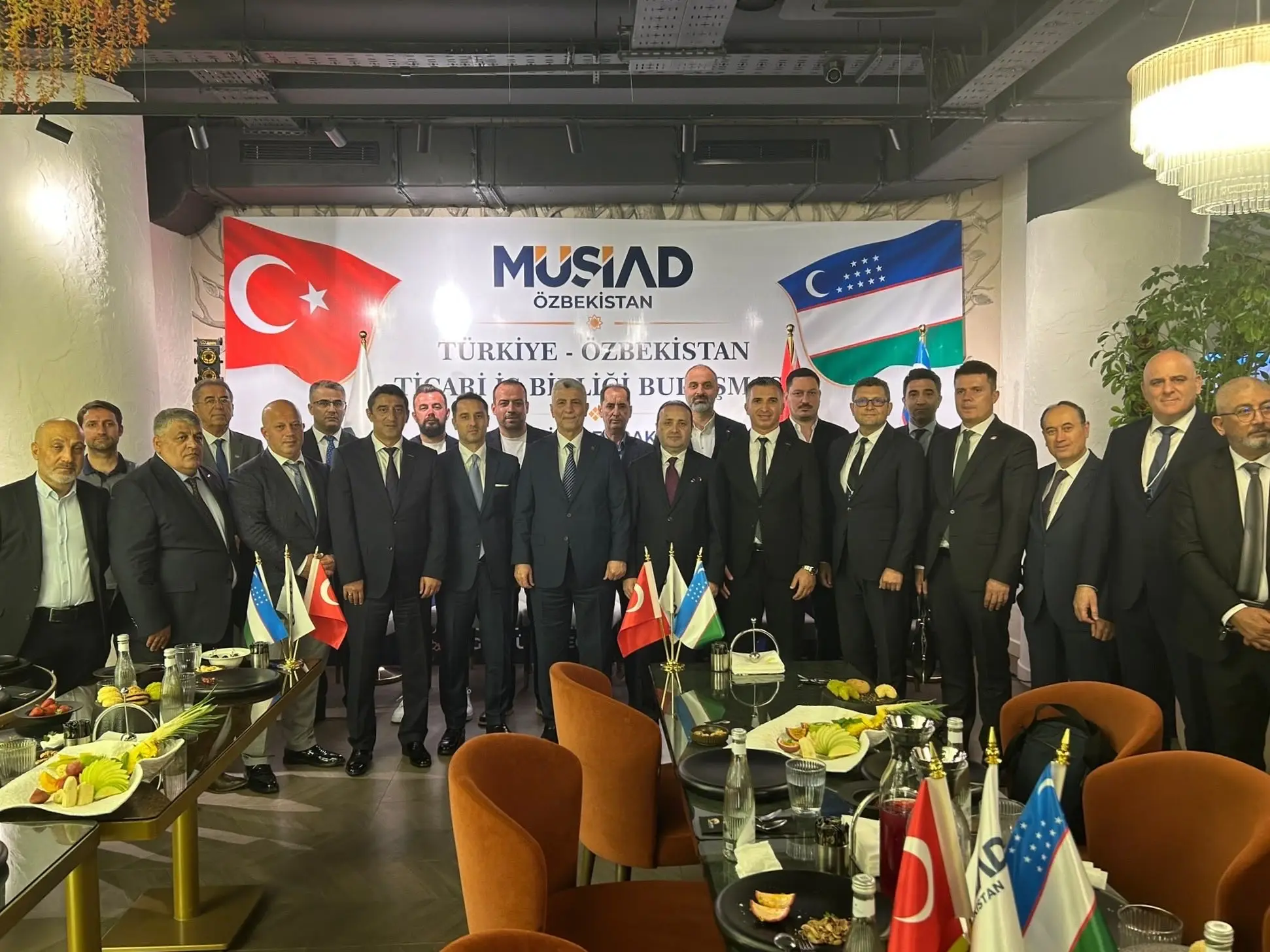 MÜSİAD, Özbekistan'da Türk iş insanlarıyla toplantı yaptı
