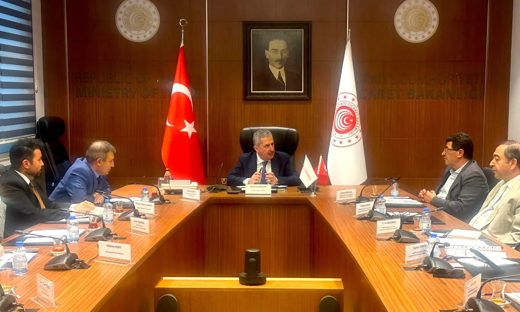 Ticaret Bakanlığı'nda Paketli Su Sektörü Toplantısı