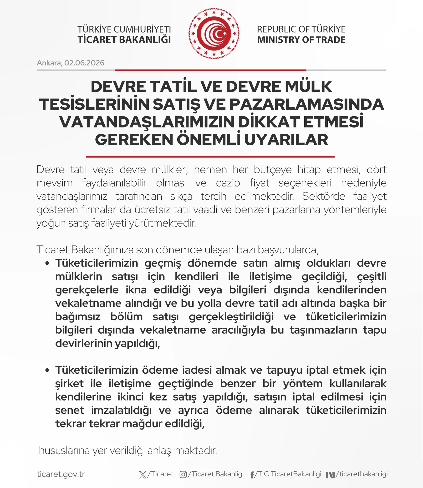 Zaman Paylaşımı Satışlarında Dikkat Edilmesi Gerekenler