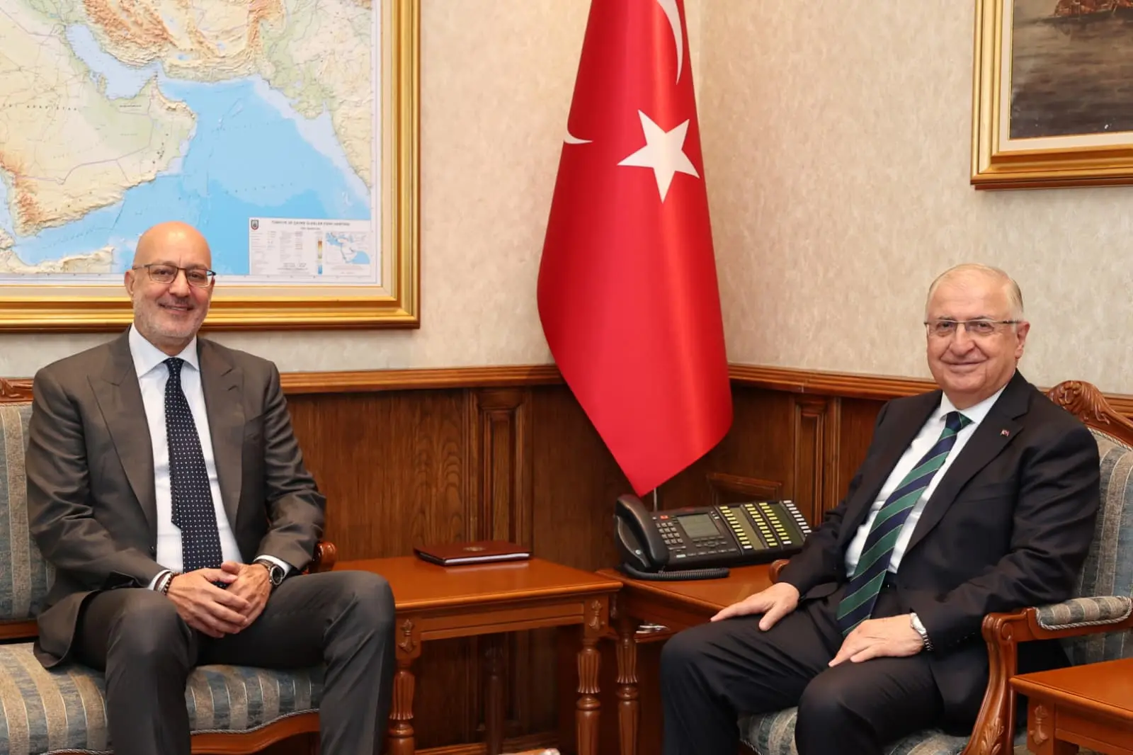 Yaşar Güler, İzlanda Büyükelçisi Bilgen'i karşıladı