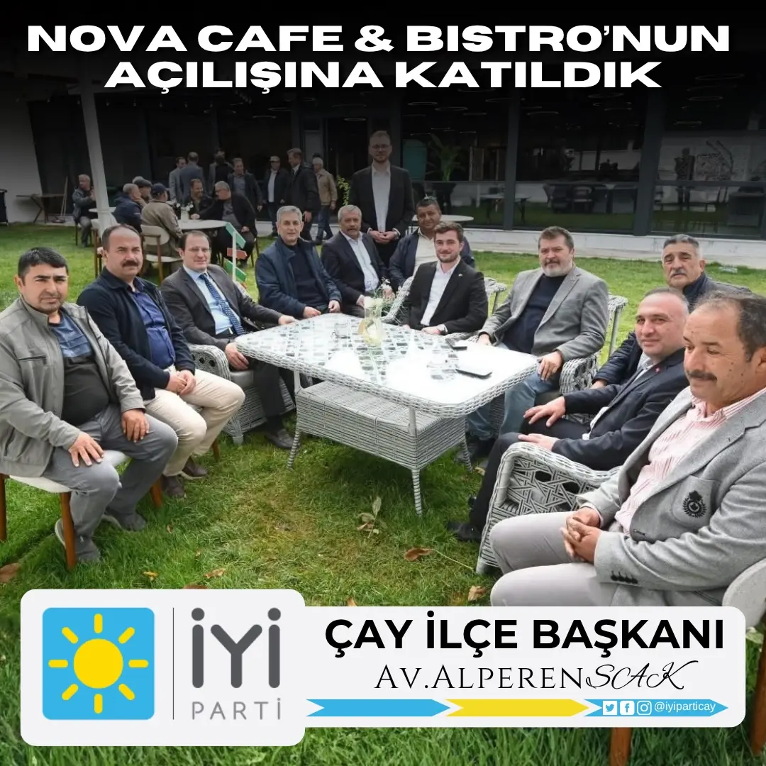 NOVA Cafe &amp; Bistro Açıldı