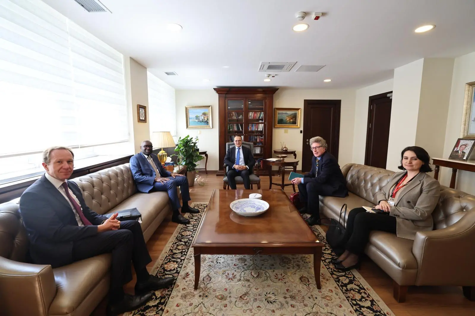 Bozay, BM Temsilcisi Diagne'yi kabul etti