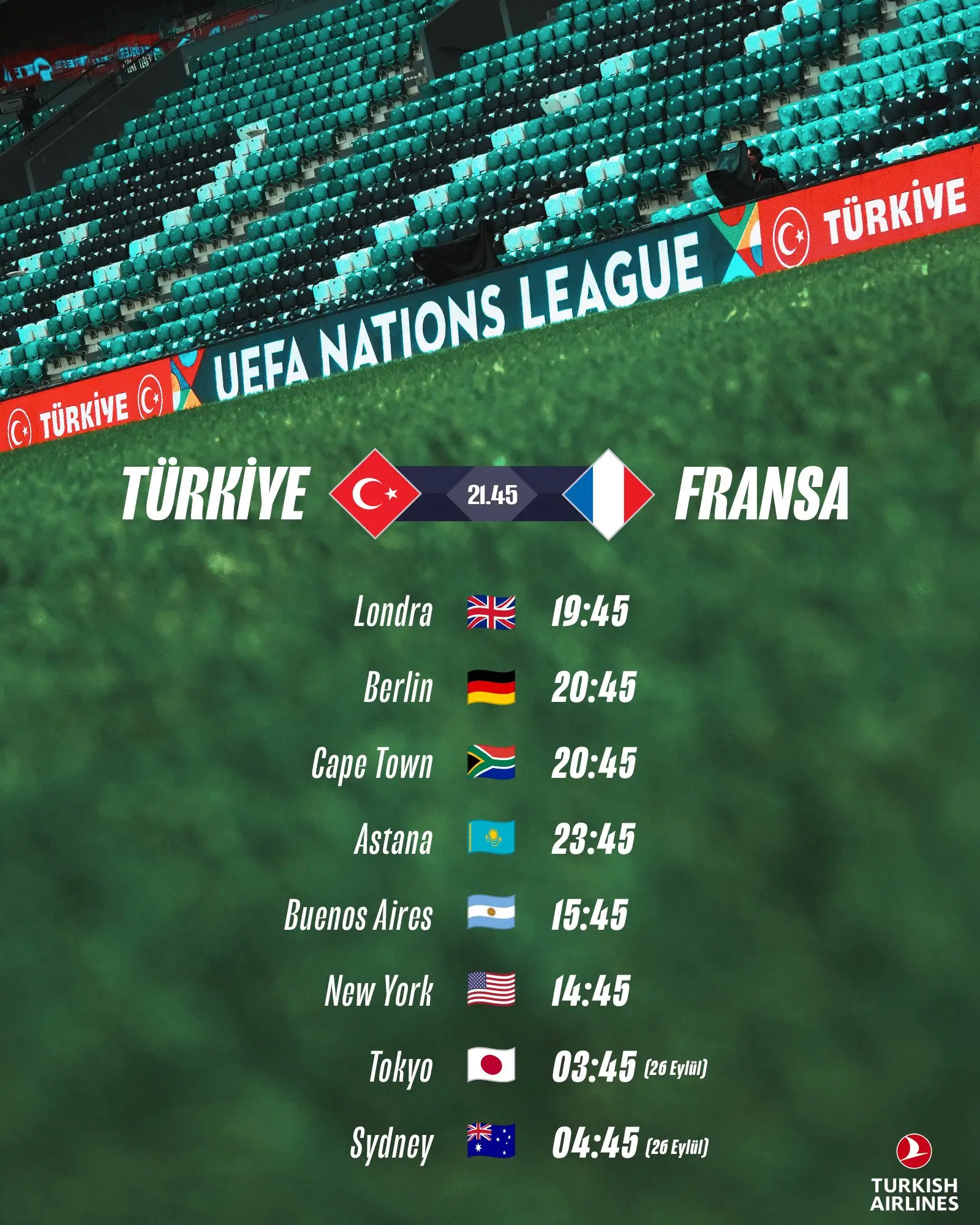 Türkiye ve Fransa, Nations League'de karşı karşıya geliyor