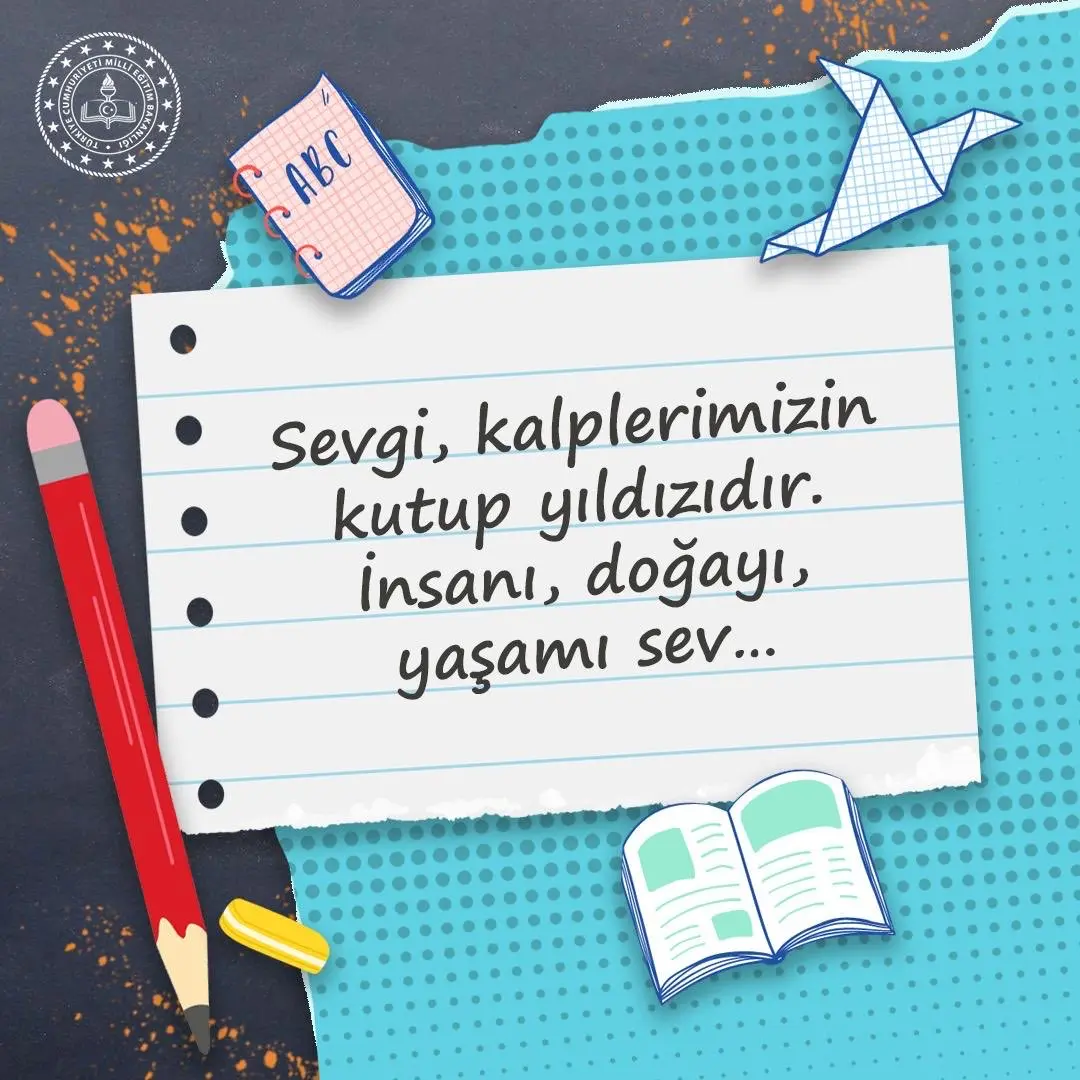 Maarif ailesine sağlıklı ve başarılı bir hafta dileği