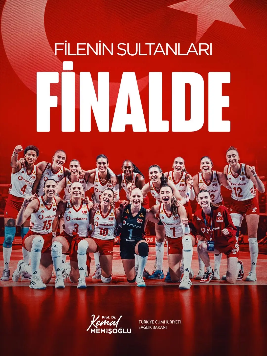 Filenin Sultanları finalde tebrik edildi