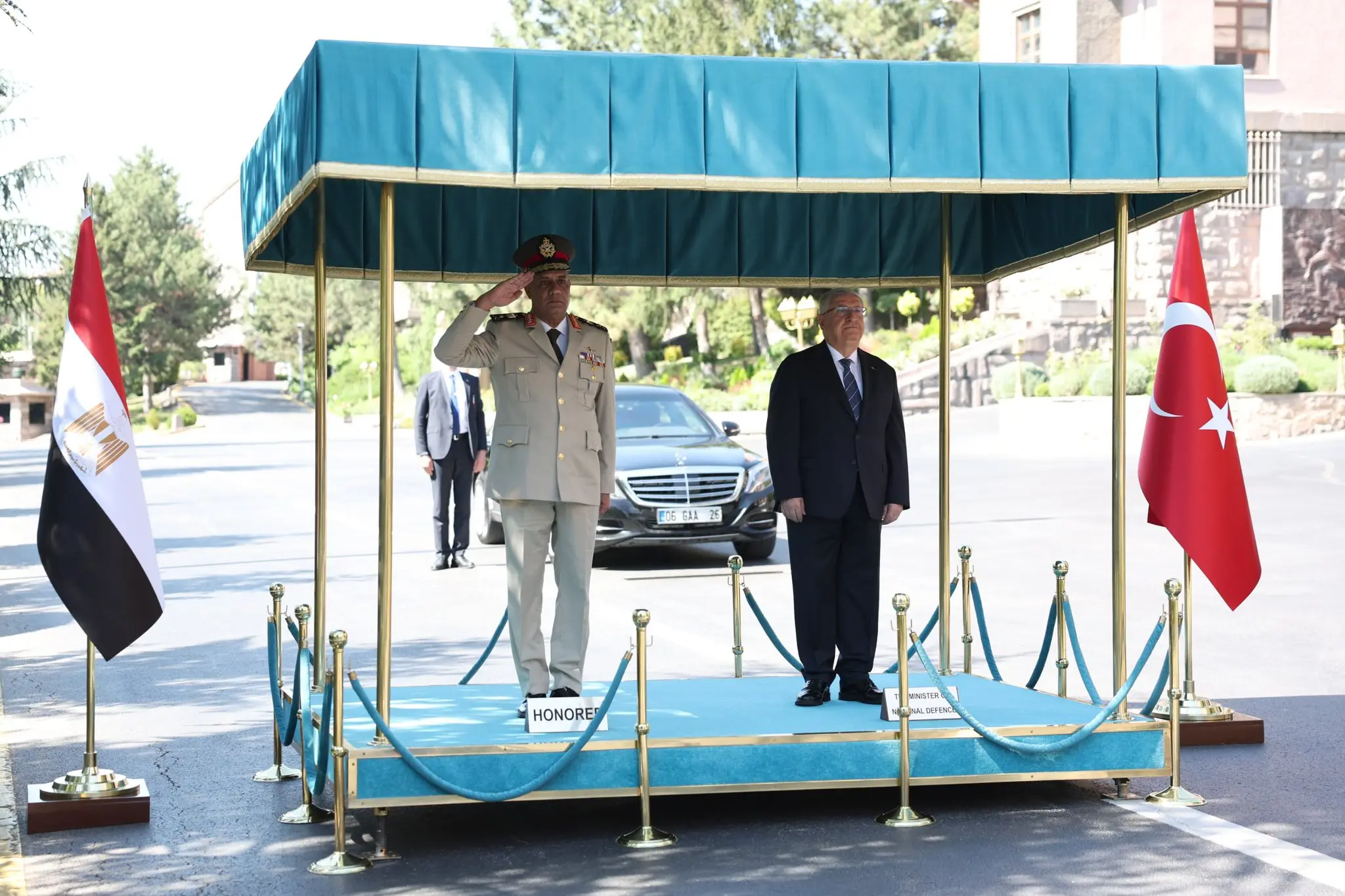 Mısır Savunma Bakanı Güler'i Ziyaret Etti
