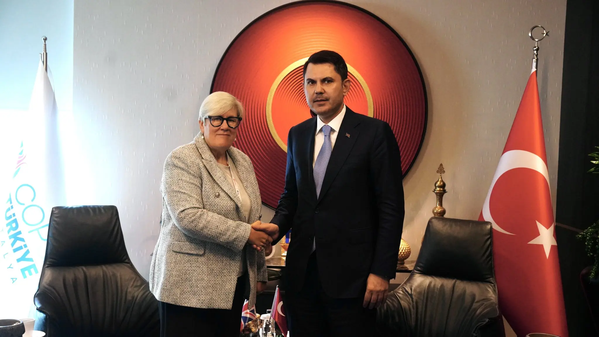 Murat Kurum, Rachel Kyte'ı kabul etti