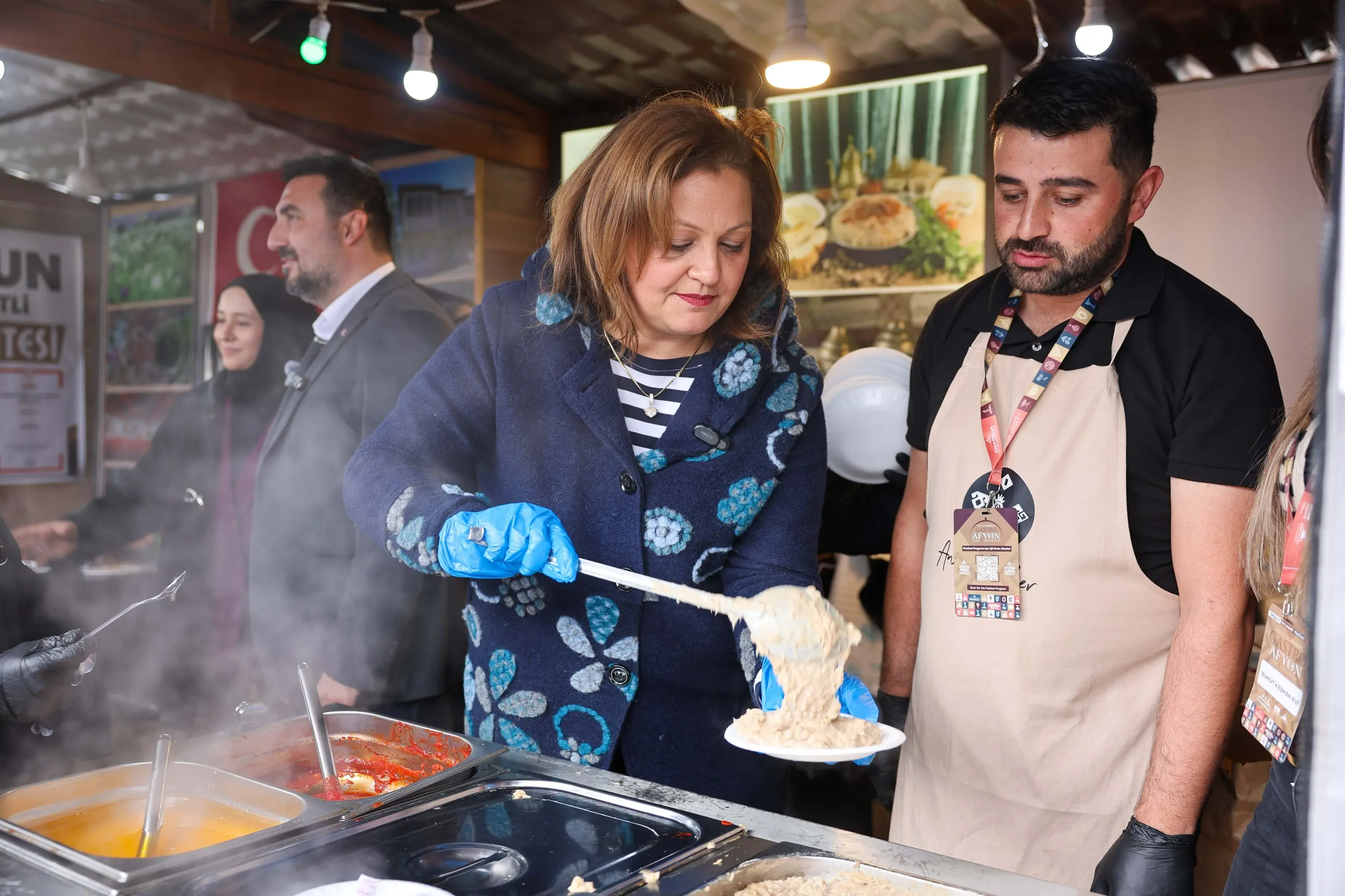 Afyonkarahisar'da festival alanında buluşma gerçekleşti