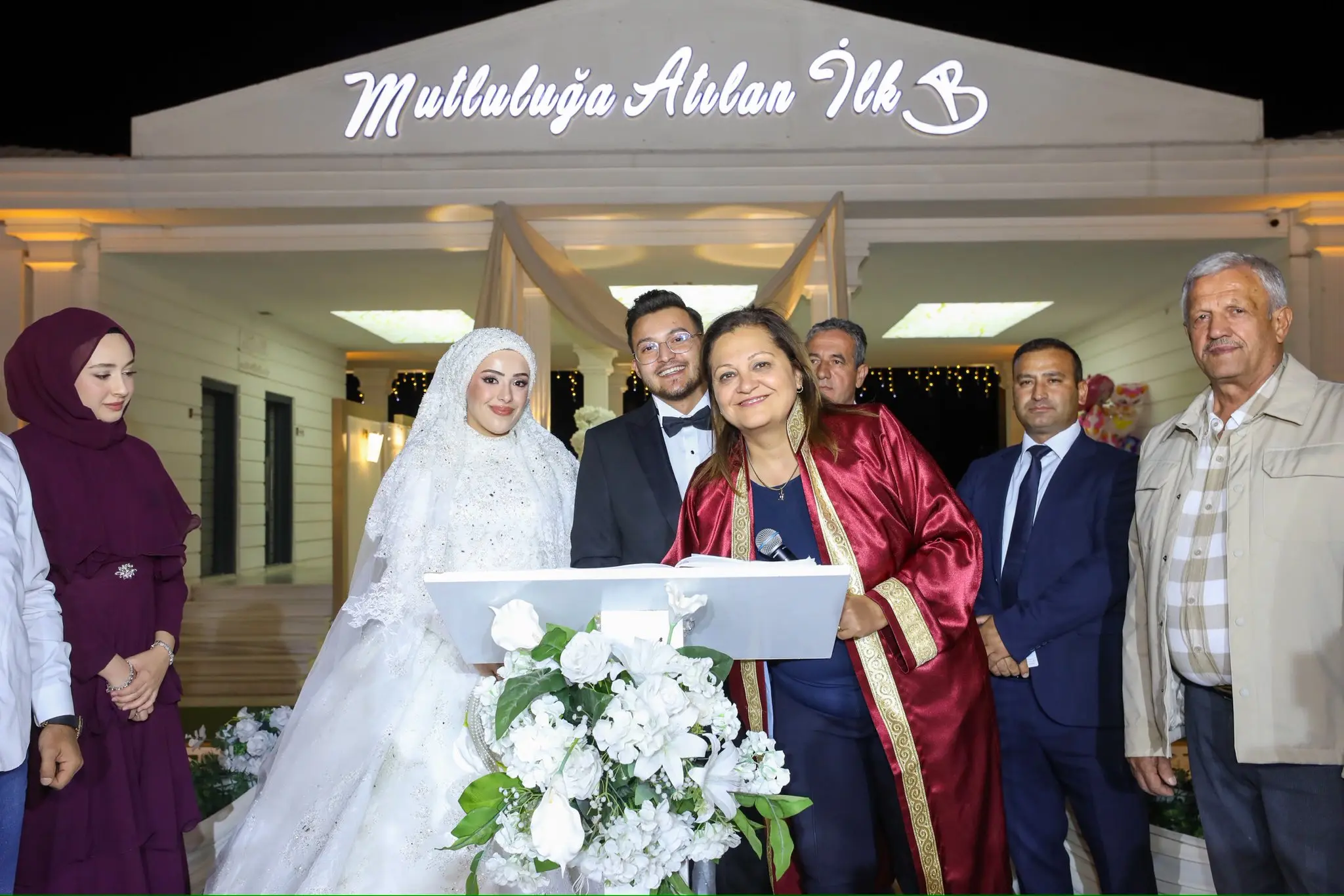 Beyza Nur Aslan ve Abdurrahman Eker'in nikahı gerçekleşti