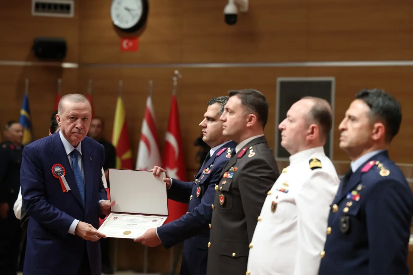 Erdoğan ve Güler, mezuniyet töreninde konuştu