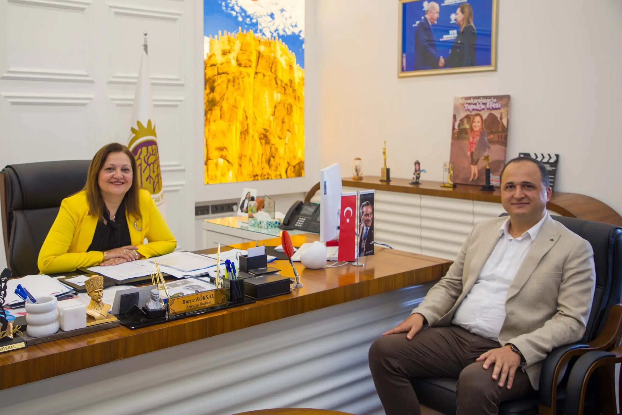 Avukat Fatih Beder, belediyede ziyaret gerçekleştirdi