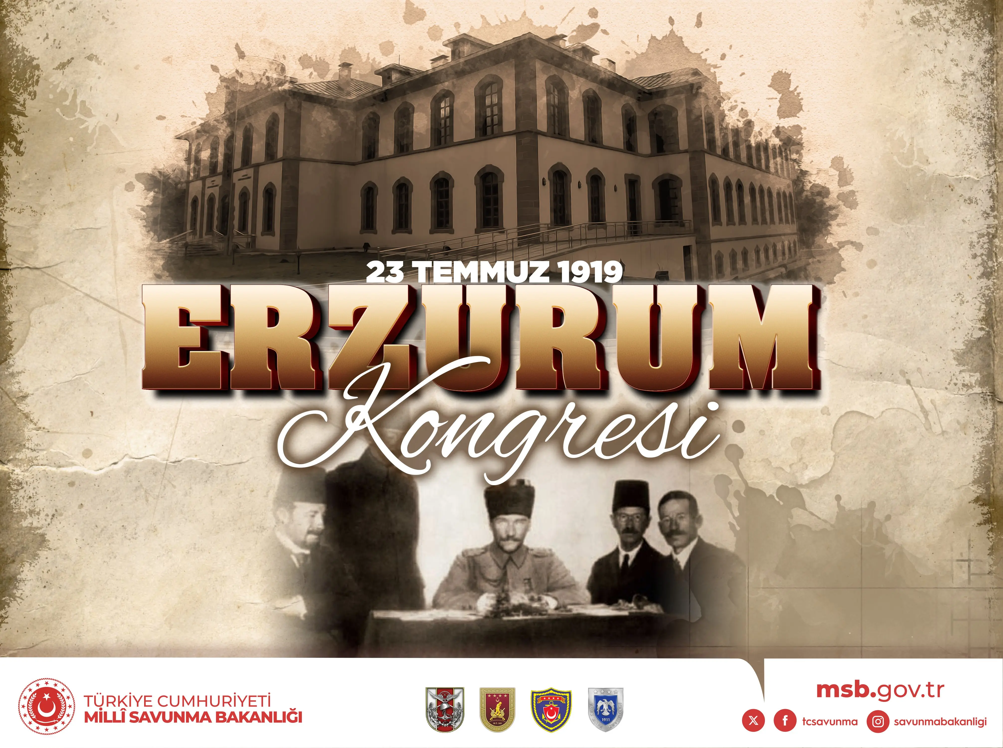 Erzurum Kongresi'nin 104. yılı anılıyor