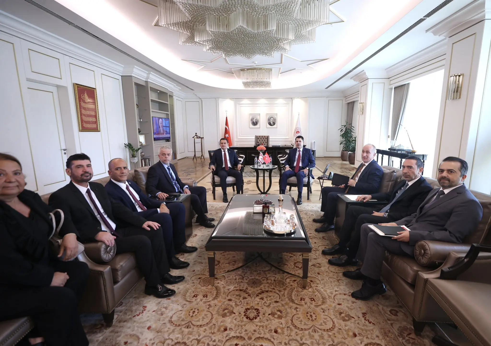 Kuzey Kıbrıs İçişleri Bakanı Türkiye'yi ziyaret etti