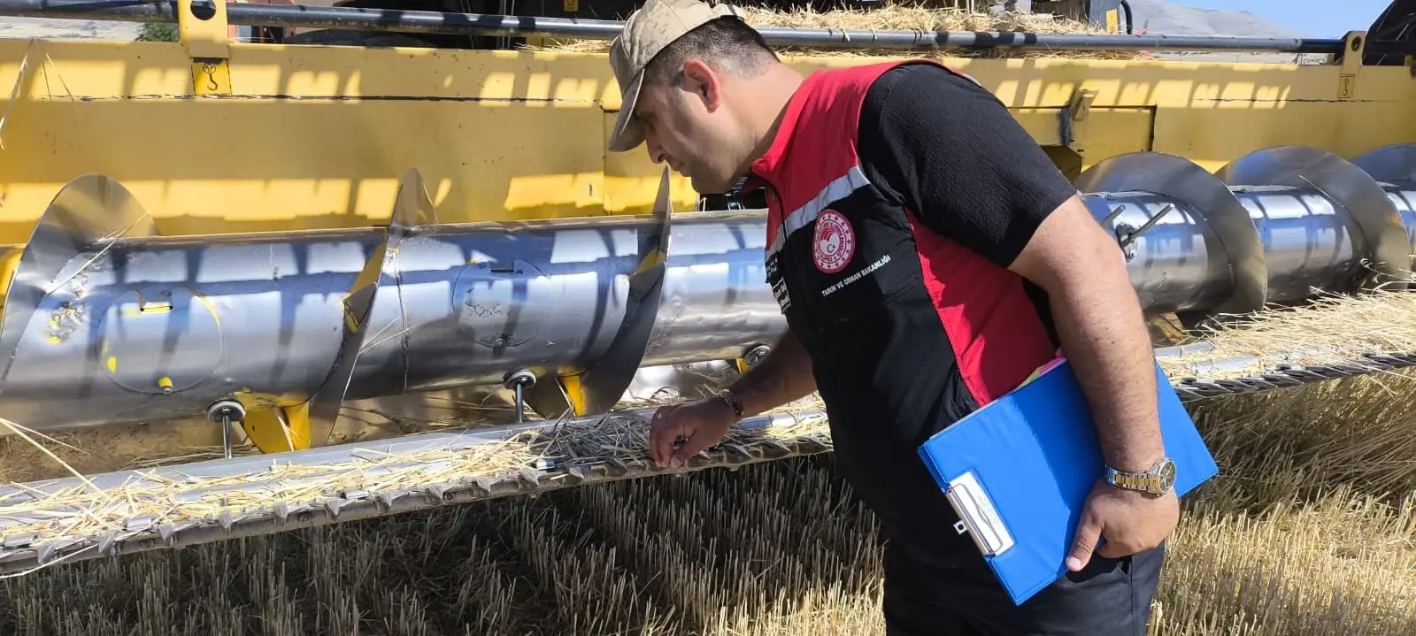 Kayseri'de Hububat Hasadı ve Yangın Önlemleri