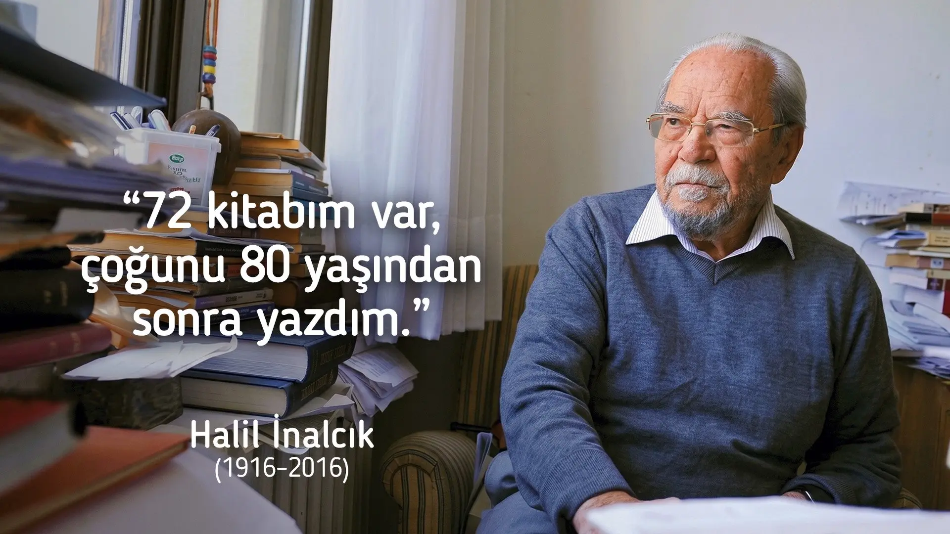 Prof. Dr. Halil İnalcık için anma mesajı