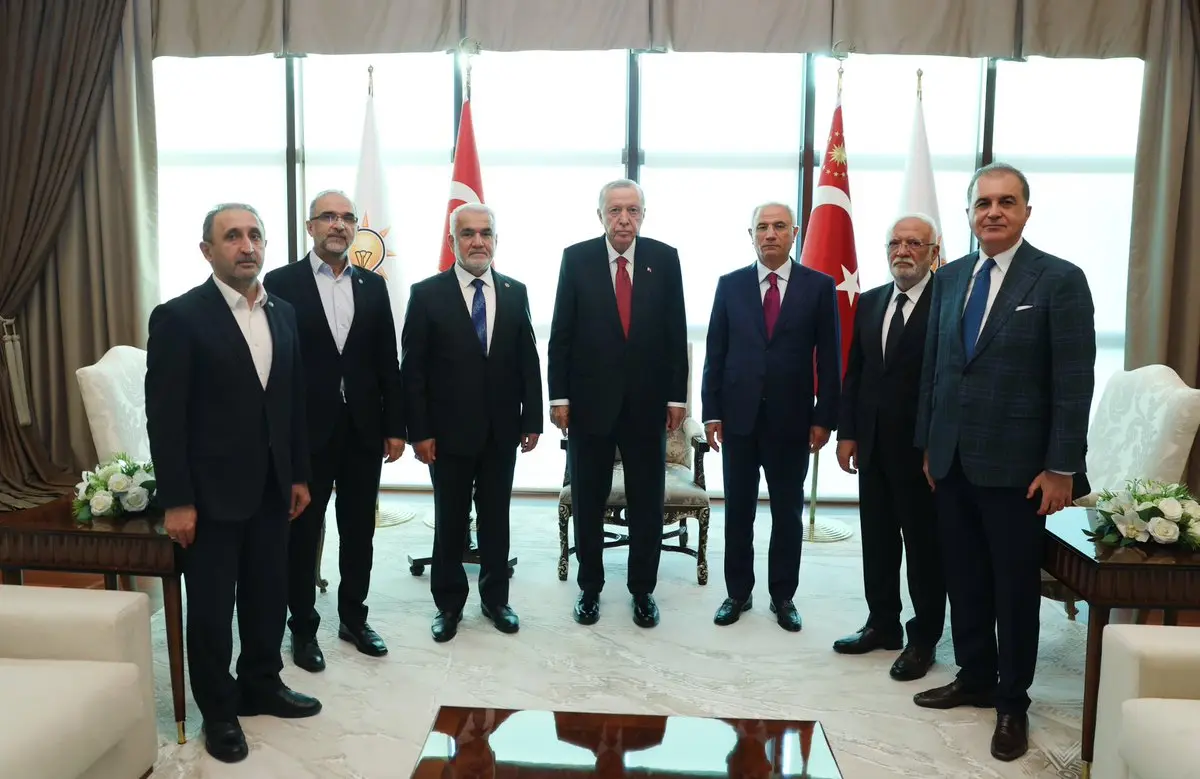 Cumhurbaşkanı Erdoğan, HÜDA PAR Başkanı'nı kabul etti
