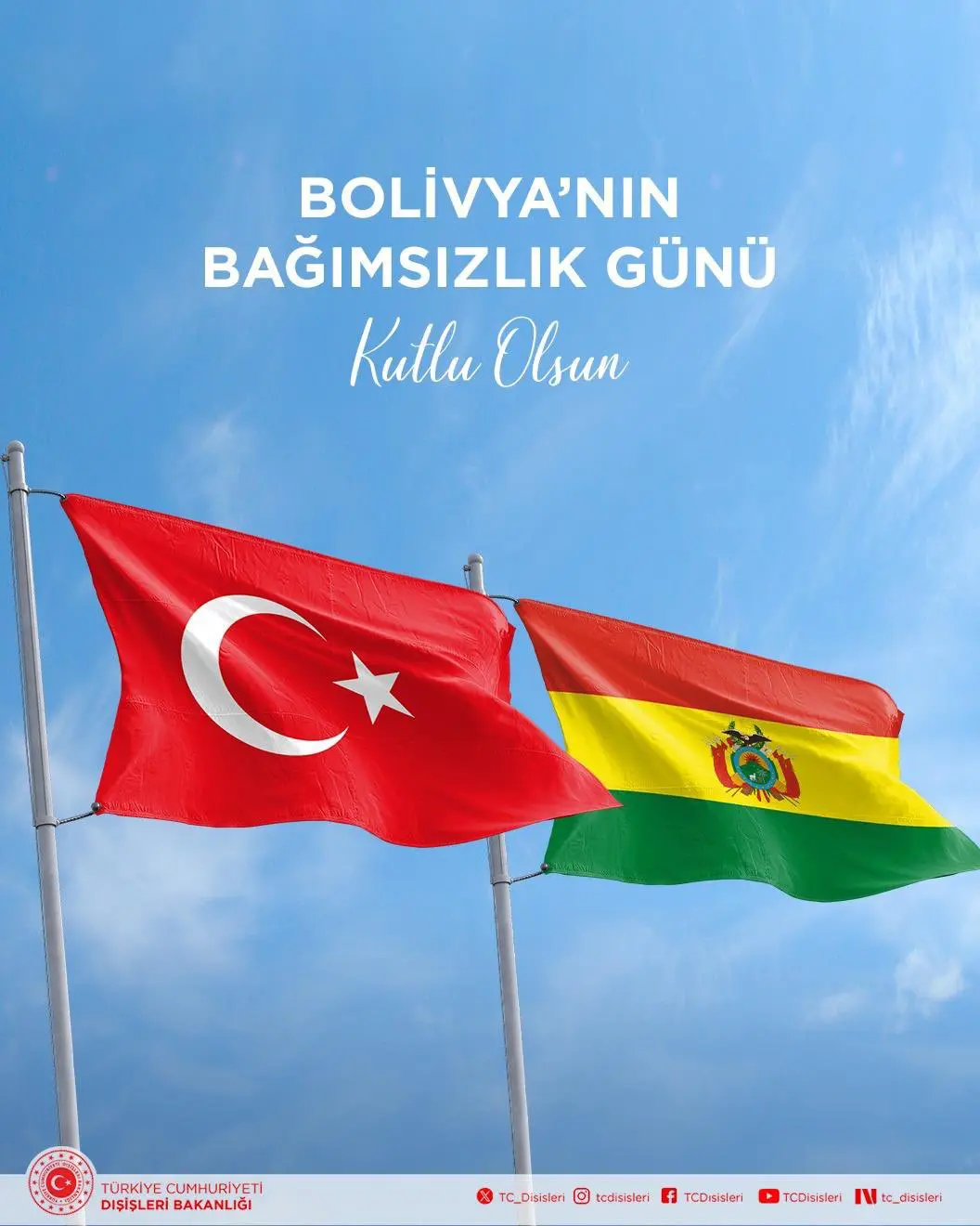 Bolivya'ya Bağımsızlık Günü Kutlaması