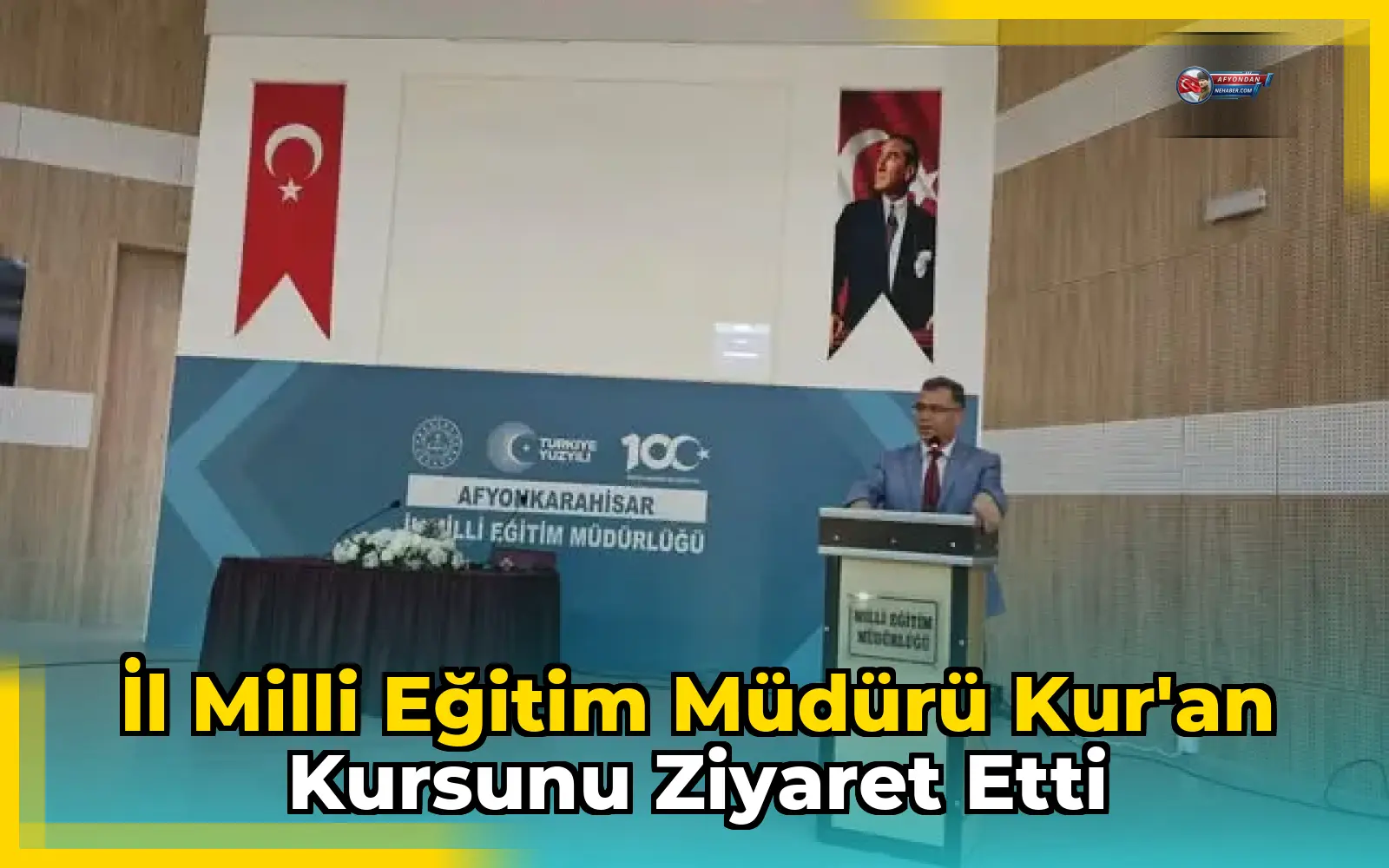 İl Milli Eğitim Müdürü Kur'an Kursunu Ziyaret Etti