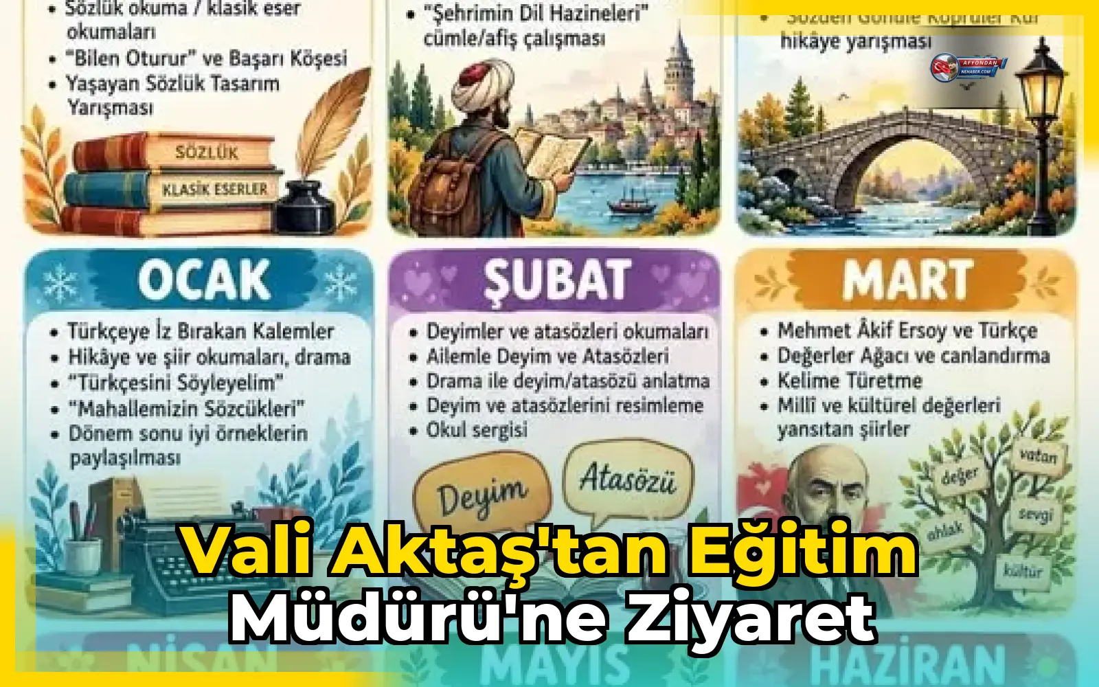 Vali Aktaş'tan Eğitim Müdürü'ne Ziyaret