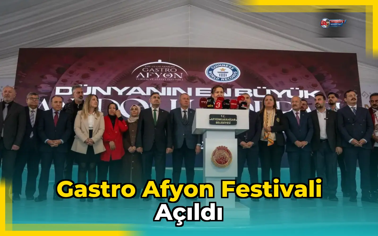 Gastro Afyon Festivali Açıldı