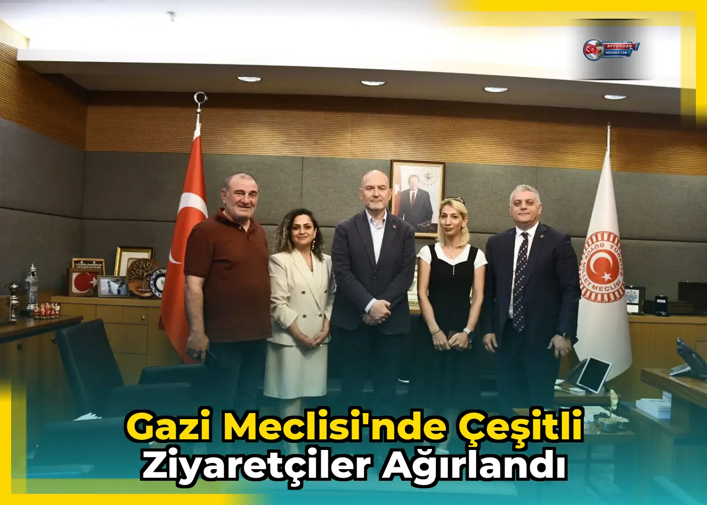 Gazi Meclisi'nde çeşitli ziyaretçiler ağırlandı